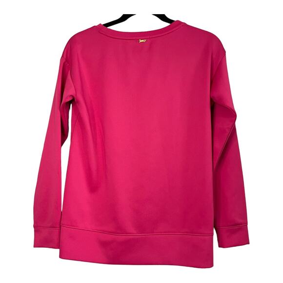 Juicy Couture Womens Size Small Hot Pink Sequined Meow Long Sleeved Sweatshirt - Picture 2 of 8